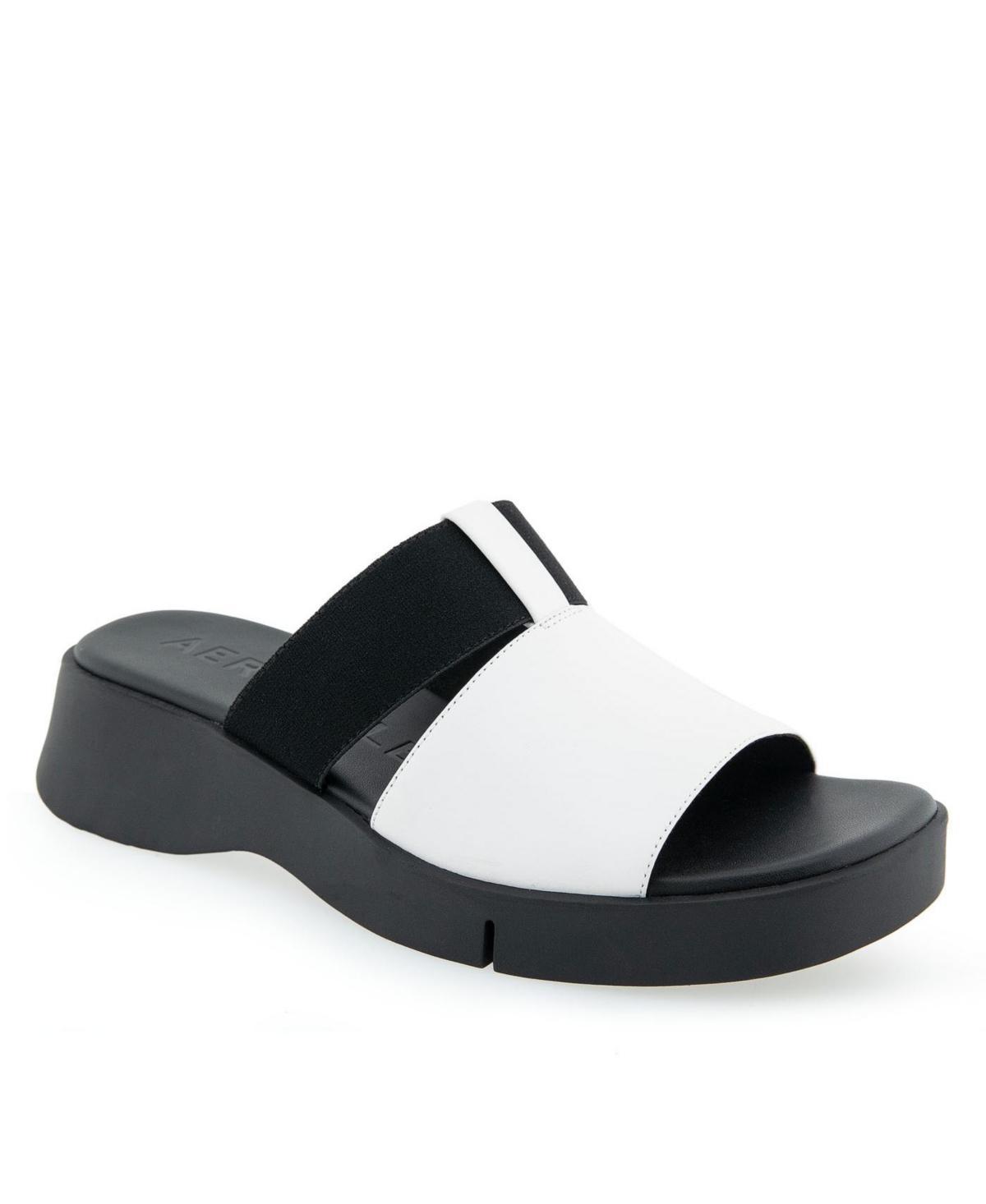 Aerosoles Franklin Womens Leather Slide Sandals Product Image