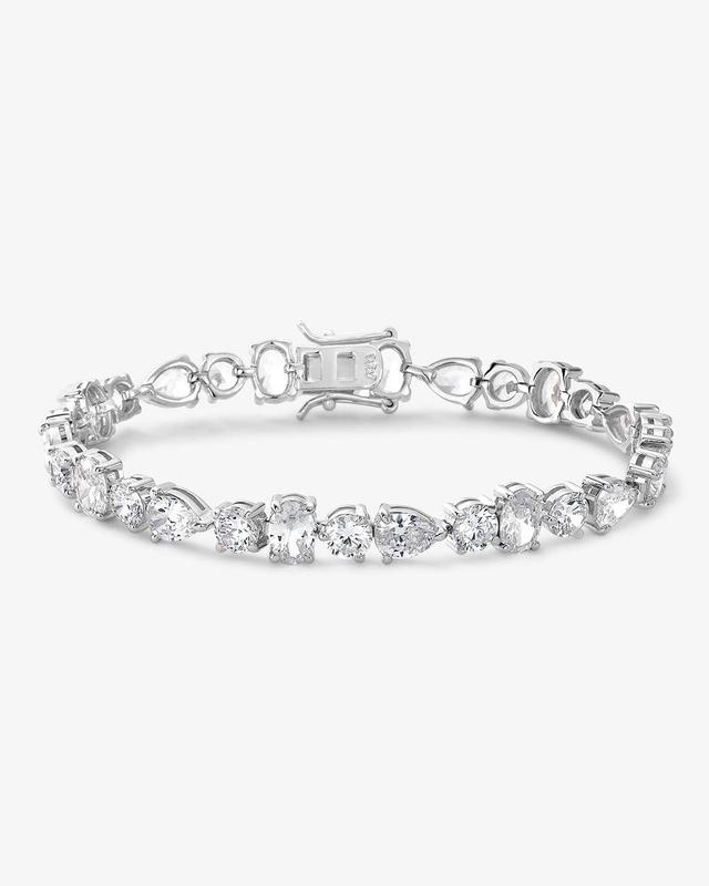 Palace Bracelet - Silver|White Diamondettes Product Image