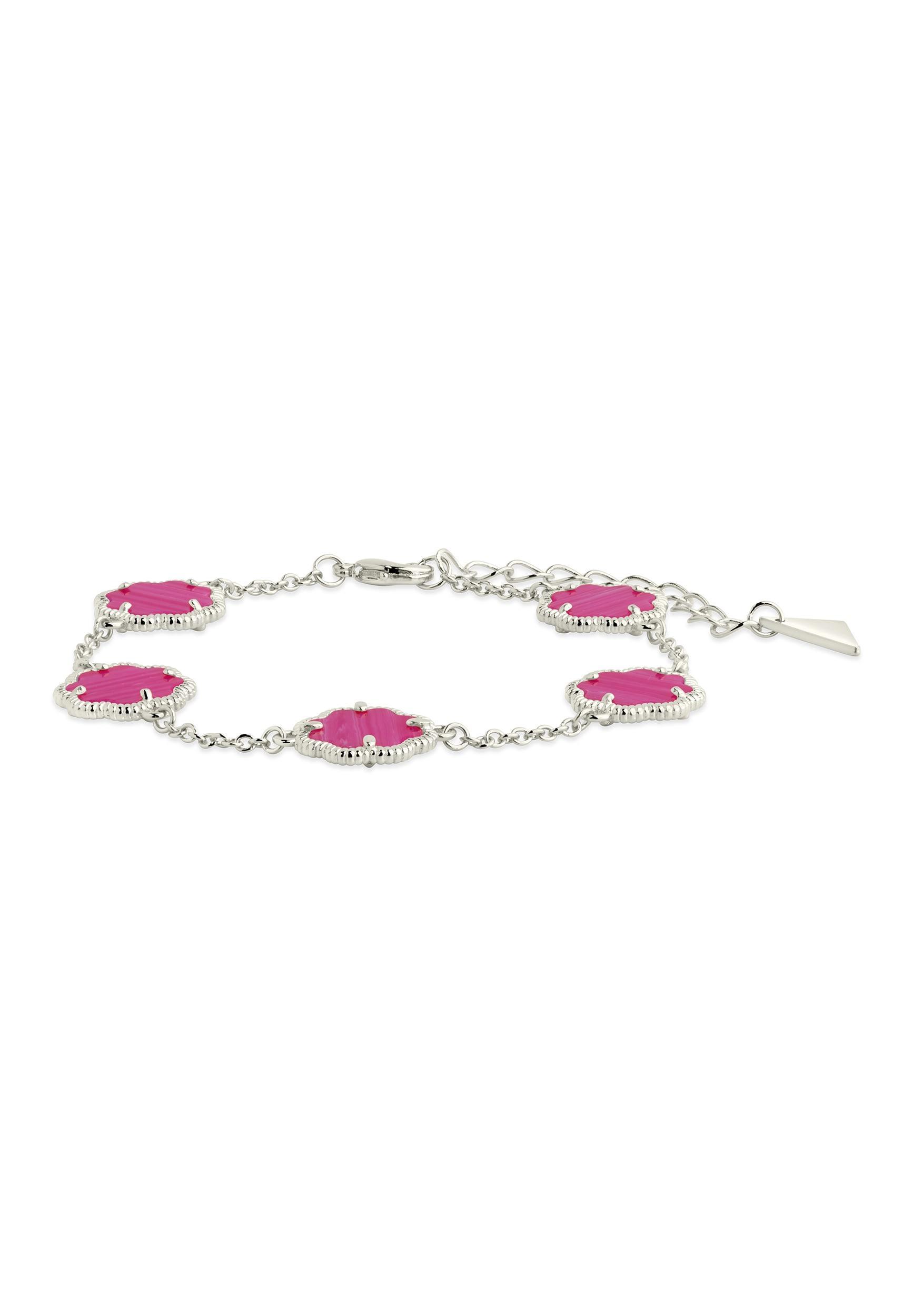 Pink Turquoise Rose Bracelet Product Image