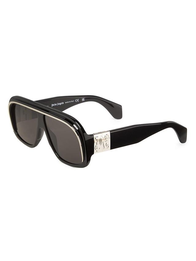 Mens Reedley 63MM Modified Aviator Sunglasses Product Image