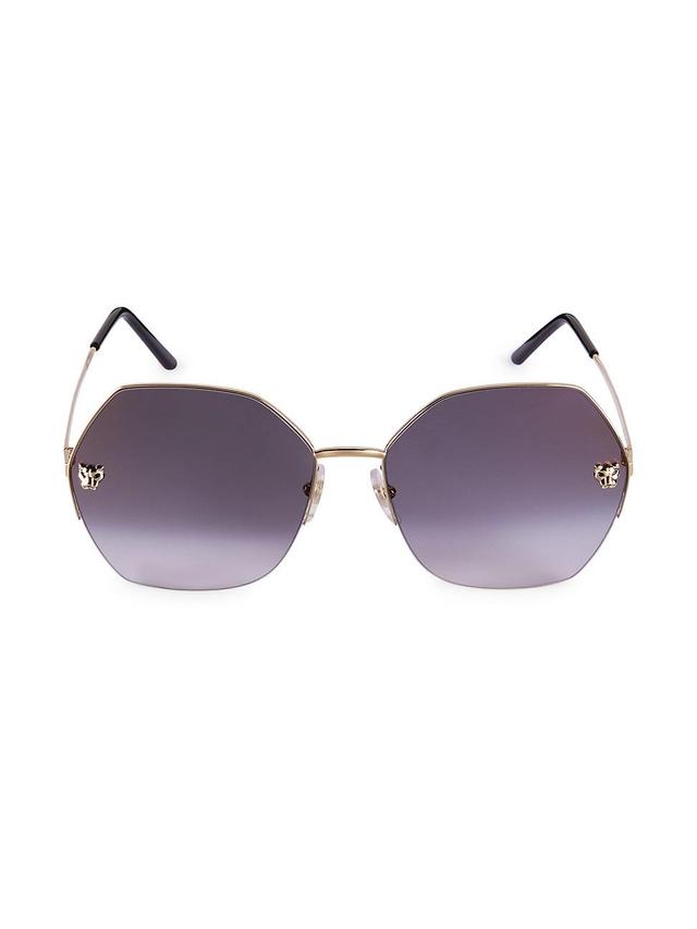 Womens 62MM Geometric Sunglasses Product Image