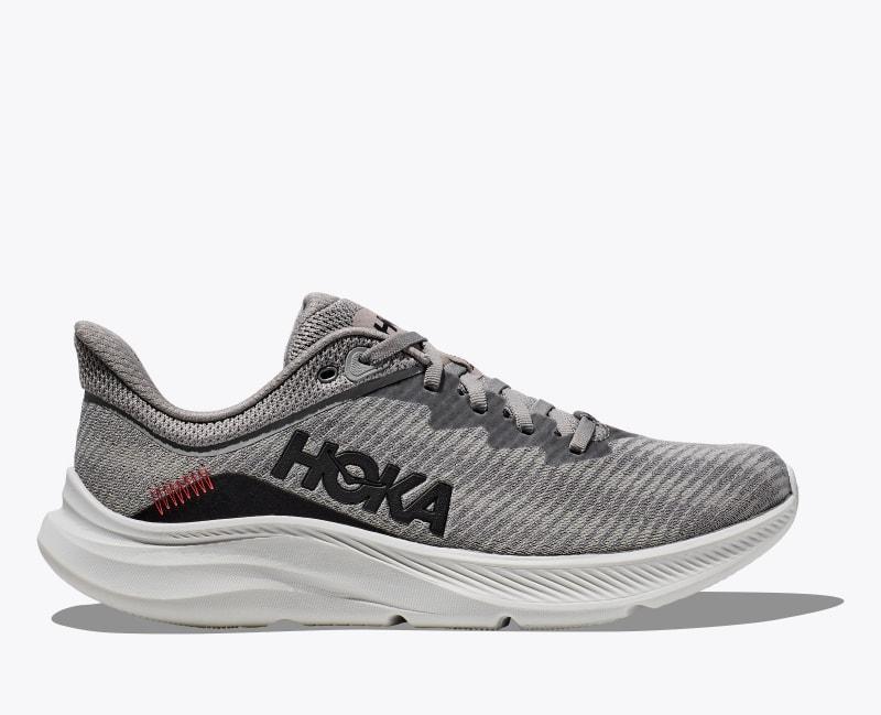 HOKA Mens Solimar Shoes in Limestone/Black, Size 12 Product Image