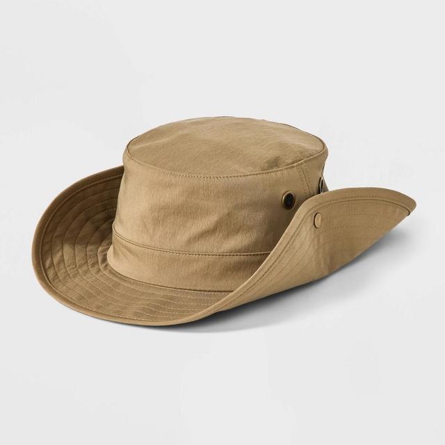 Mens Cotton Blends Boonie Bucket Hat with Blue Cord - Goodfellow & Co Khaki L/XL Product Image