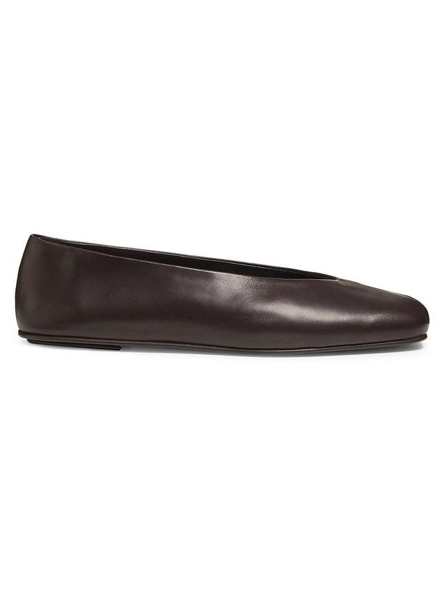 Womens Eva Two Leather Ballet Flats Product Image