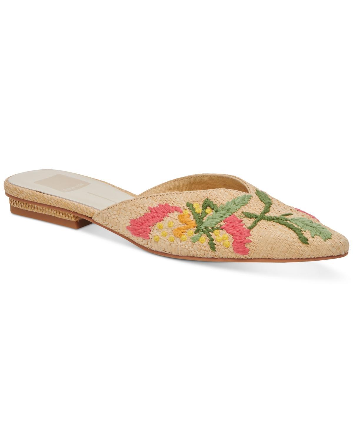 Dolce Vita Elm-965 (Floral Raffia) Women's Flat Shoes Product Image