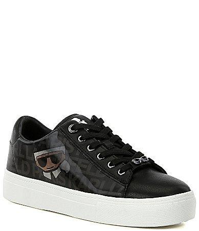 KARL LAGERFELD PARIS Cate Lenticular Print Lace Up Sneakers Product Image