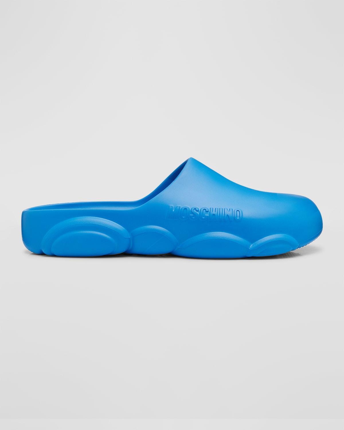 Mens Bubble Teddy Rubber Slides Product Image