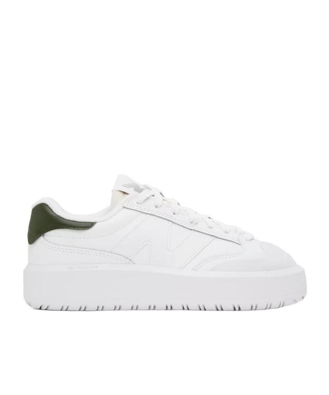 NEW BALANCE Ct302 Panelled Leather Sneakers In White Product Image