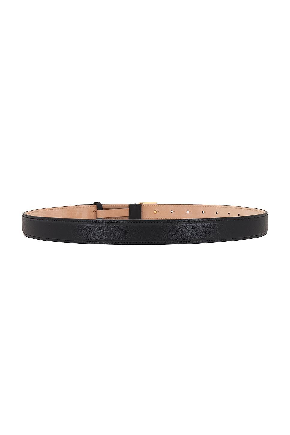 Acne Studios Leather Belt in Black Product Image