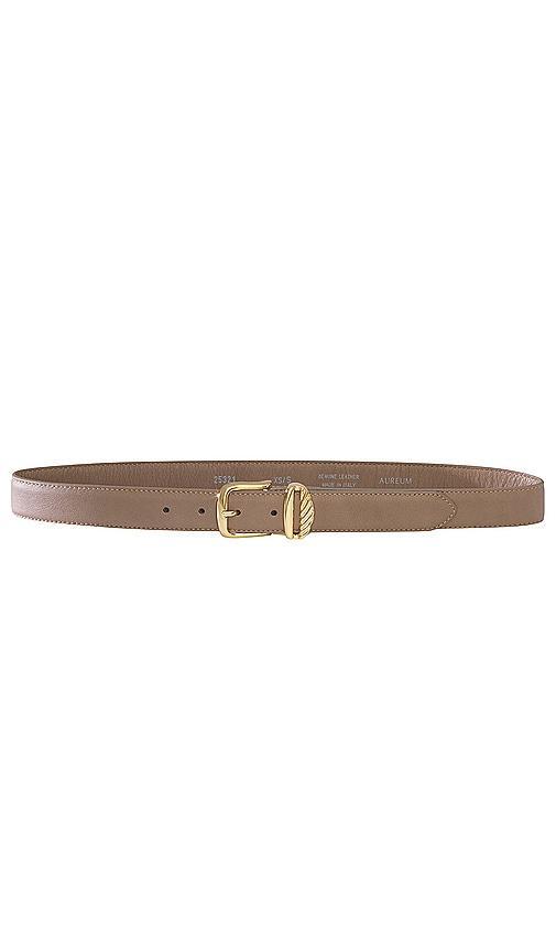 AUREUM Brown & Gold French Rope Belt Product Image