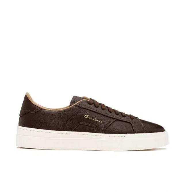 SANTONI Sneakers In Brown Product Image