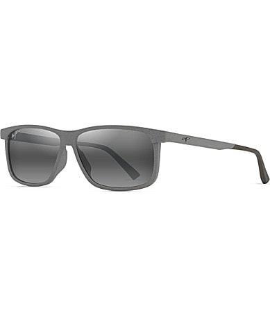 Maui Jim Mens Pulama PolarizedPlus2 59mm Rectangle Sunglasses Product Image