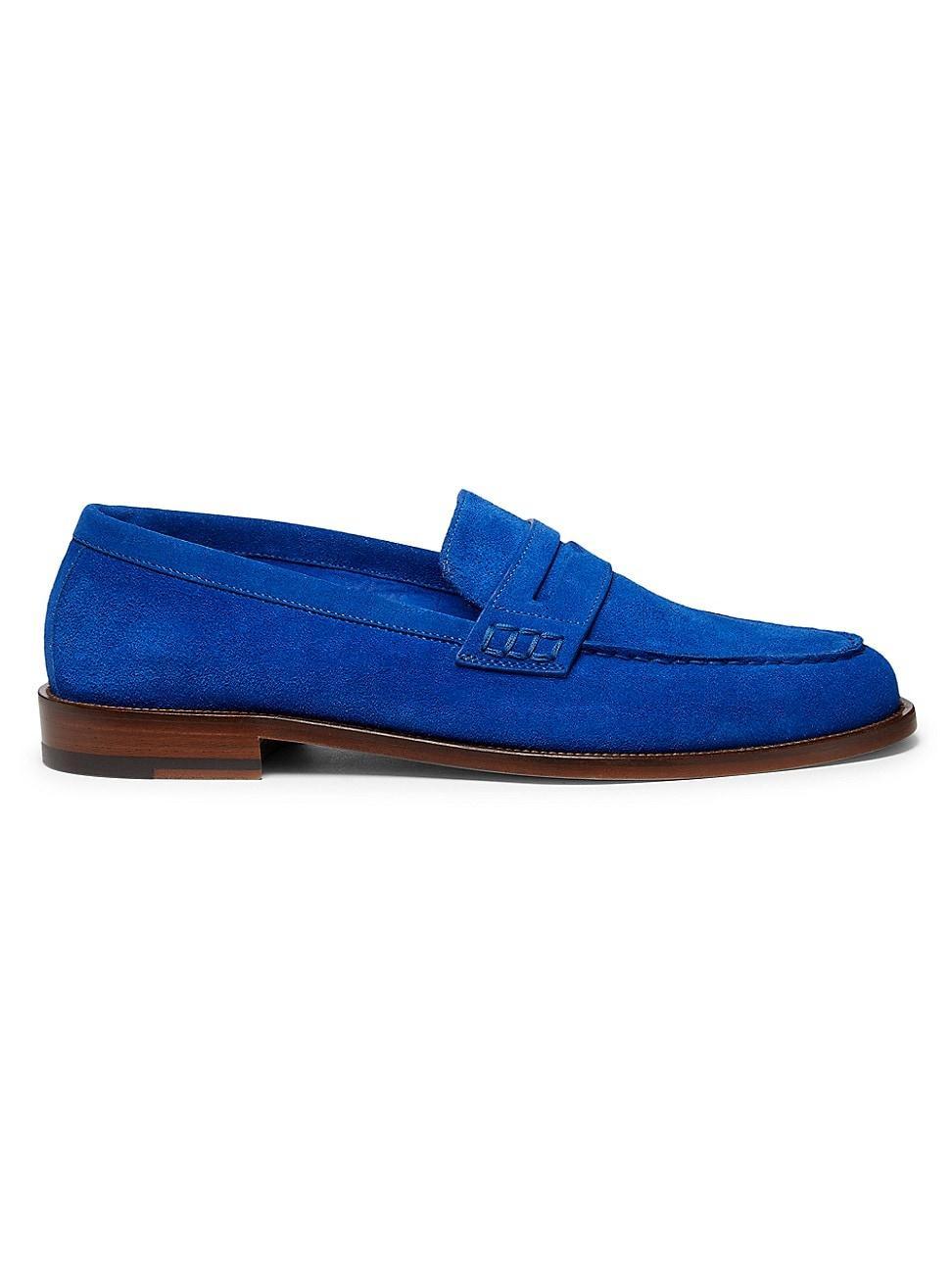 Mens Perry Suede Penny Loafers Product Image