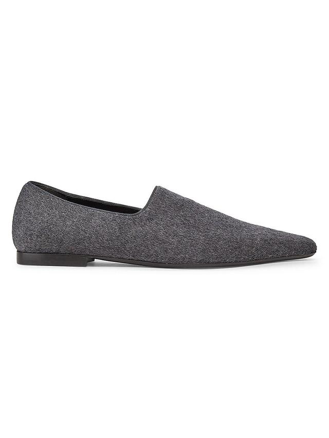 Womens The Piped Wool-Cashmere Loafers Product Image