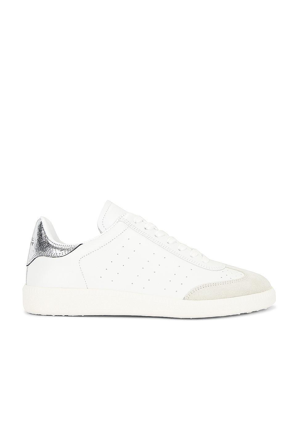 Isabel Marant Bryce Sneaker in Silver - White. Size 37 (also in ). Product Image