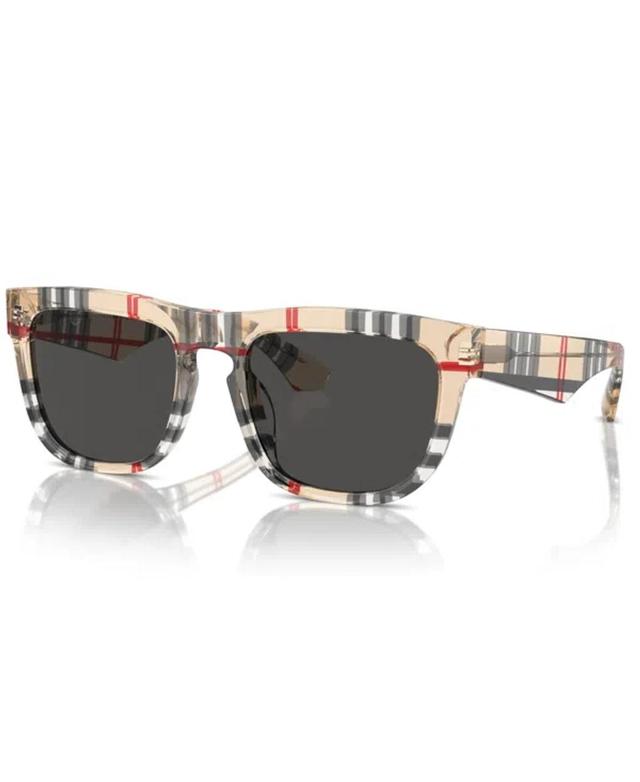 Men's Sunglasses, Be4431u In Vintage-like Check Product Image