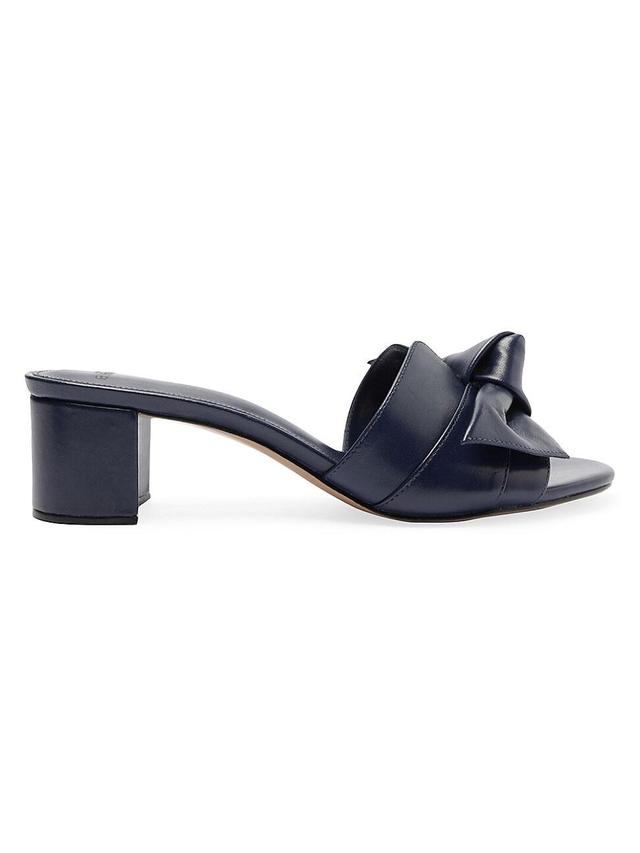 Maxi Clarita Leather Knot Mule Sandals Product Image