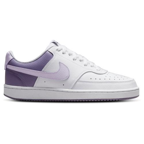 Nike Womens Nike Court Vision Low - Womens Running Shoes Daybreak/Lilac Bloom/White Product Image