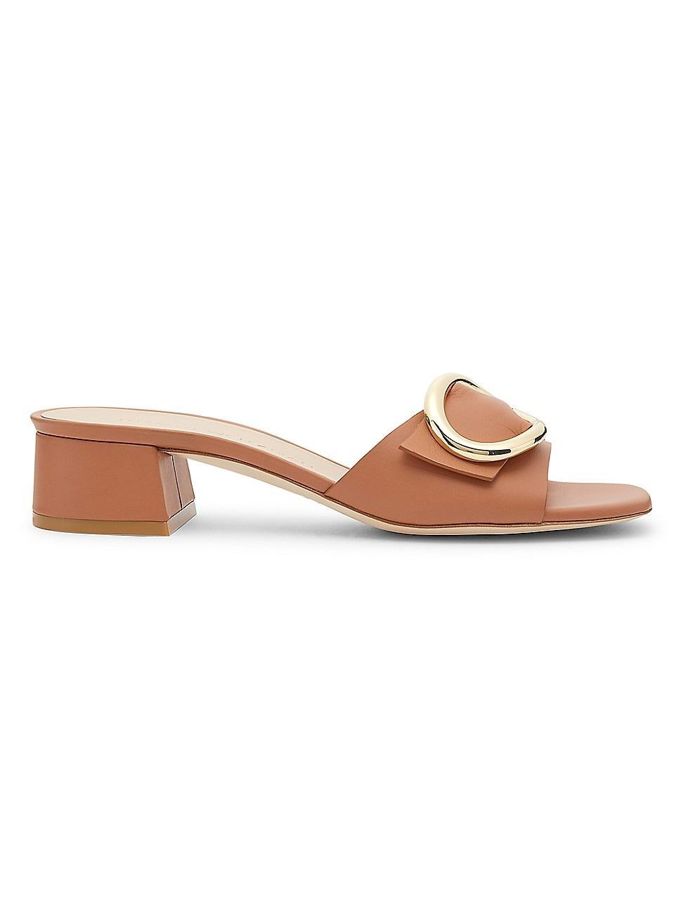 Sophie Knotted Block-Heel Mules Product Image