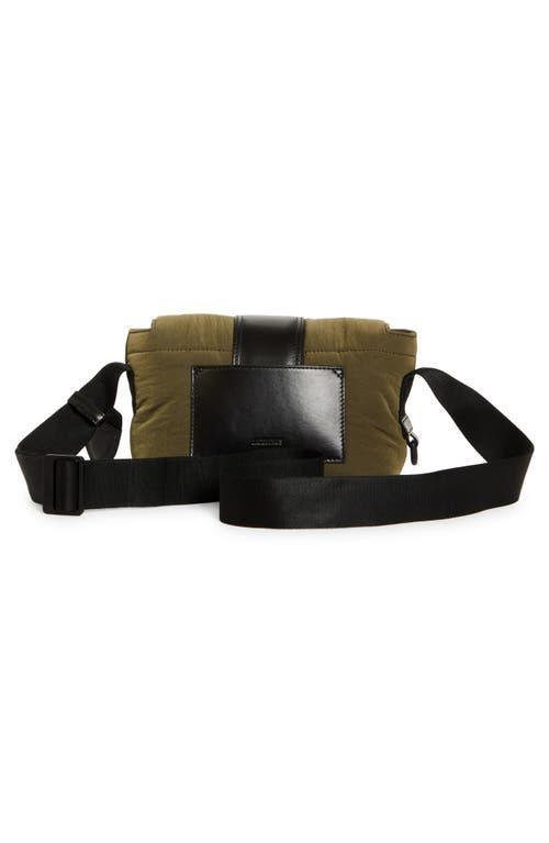 JACQUEMUS Le Petit Bambino Nylon Messenger Bag In Khaki Product Image