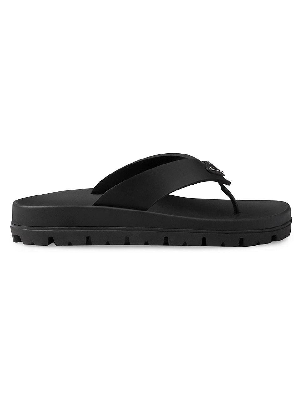 Womens Rubber Thong Sandals Product Image