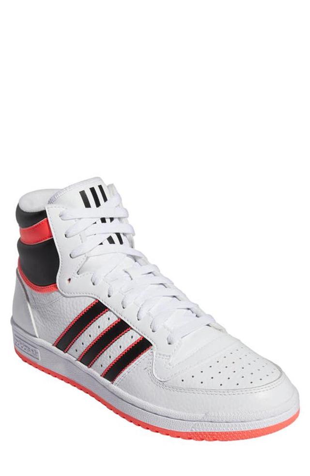 ADIDAS ORIGINALS Top Ten Rb High-top Sneakers In White/pink/black Product Image