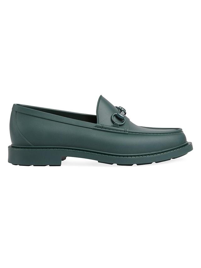 Men's New Dark Rubber Bit Loafers Product Image