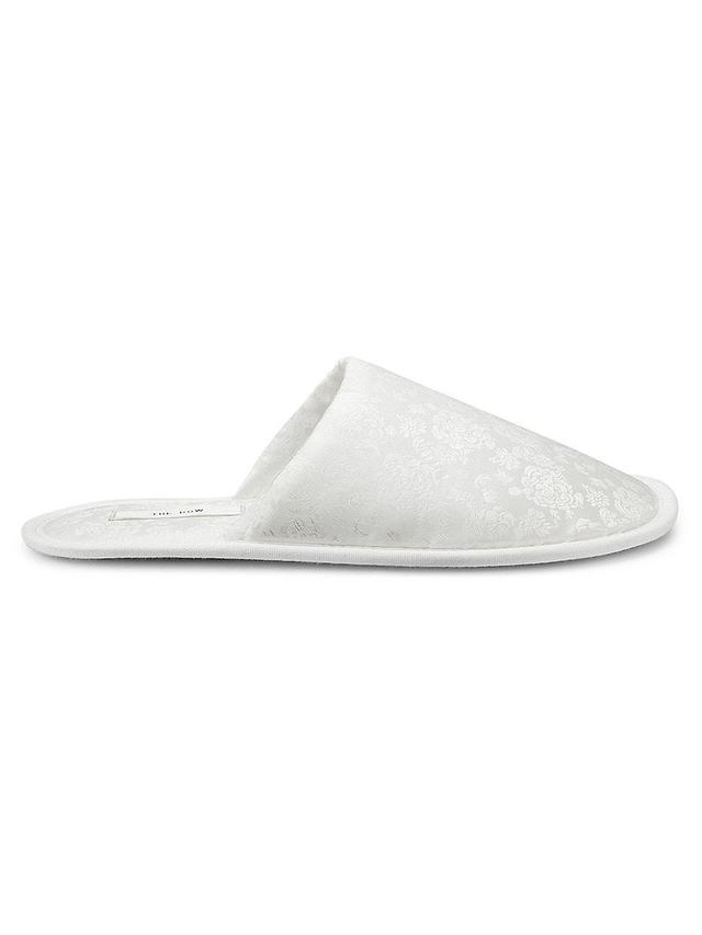 Womens Frances Silk-Blend Slippers Product Image