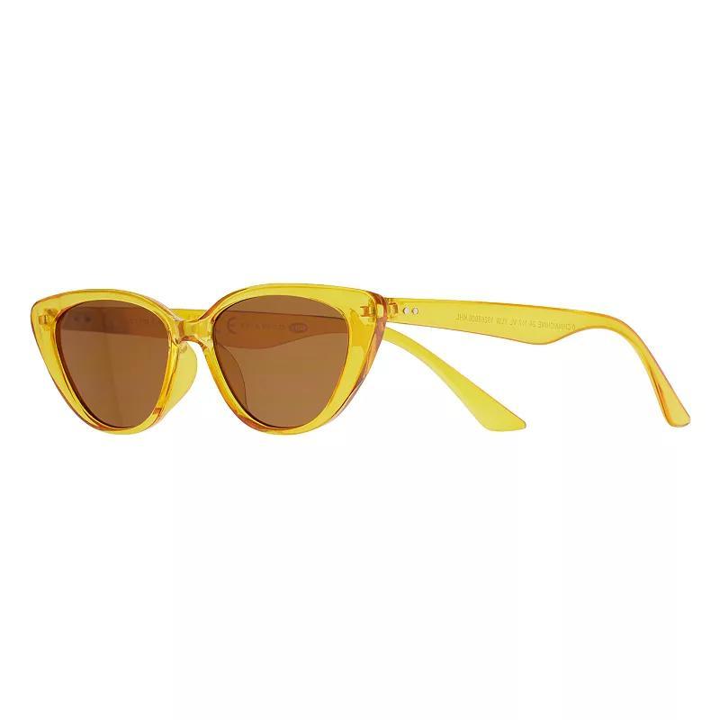 Womens Cali Blue Slim Cateye Sunglasses Product Image