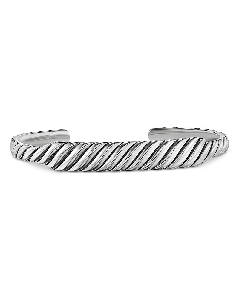 Womens Sculpted Cable Contour Cuff Bracelet/9MM Product Image