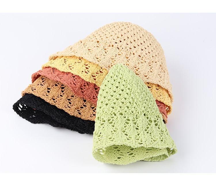 Plain Crochet Cloche Hat Product Image