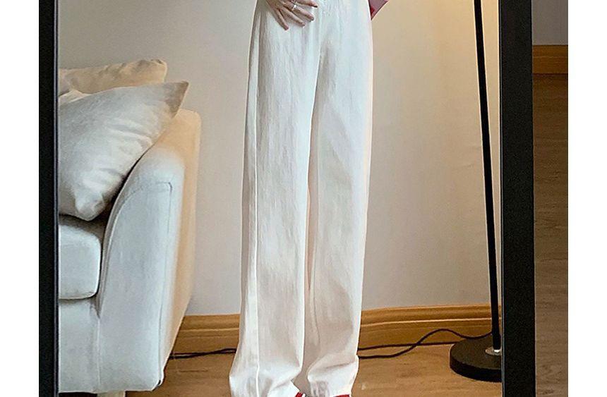 Maternity High Waist Wide Leg Jeans Product Image