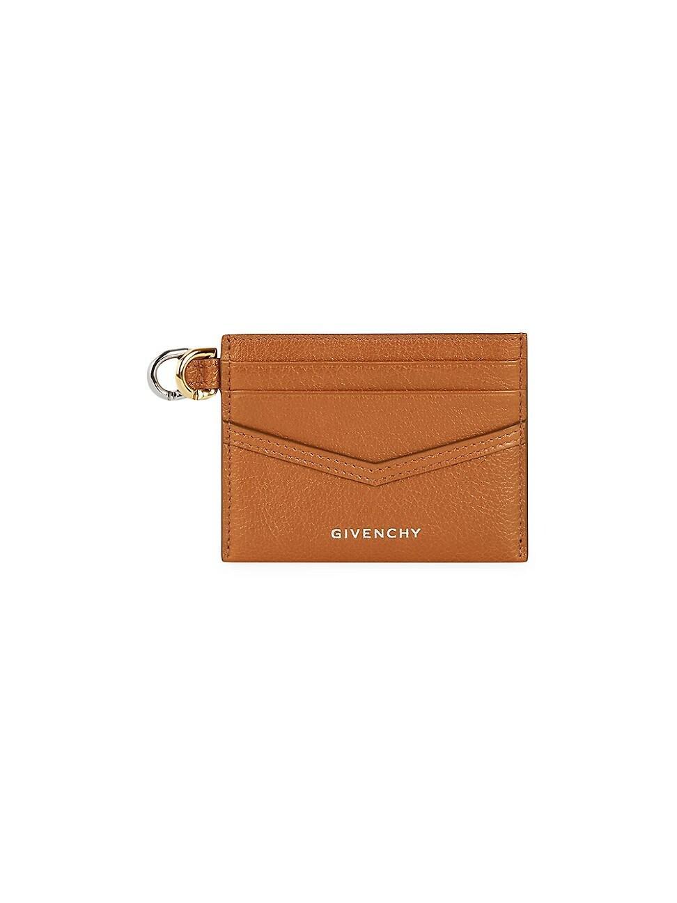 Womens Voyou Card Holder in Leather Product Image