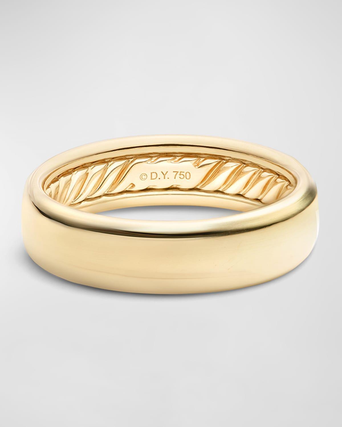 Mens 18k Classic Band Ring Product Image