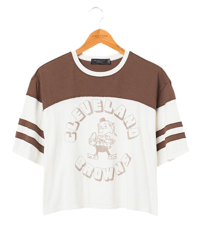 Junk Food Clothing Womens Browns Hail Mary Tee Product Image