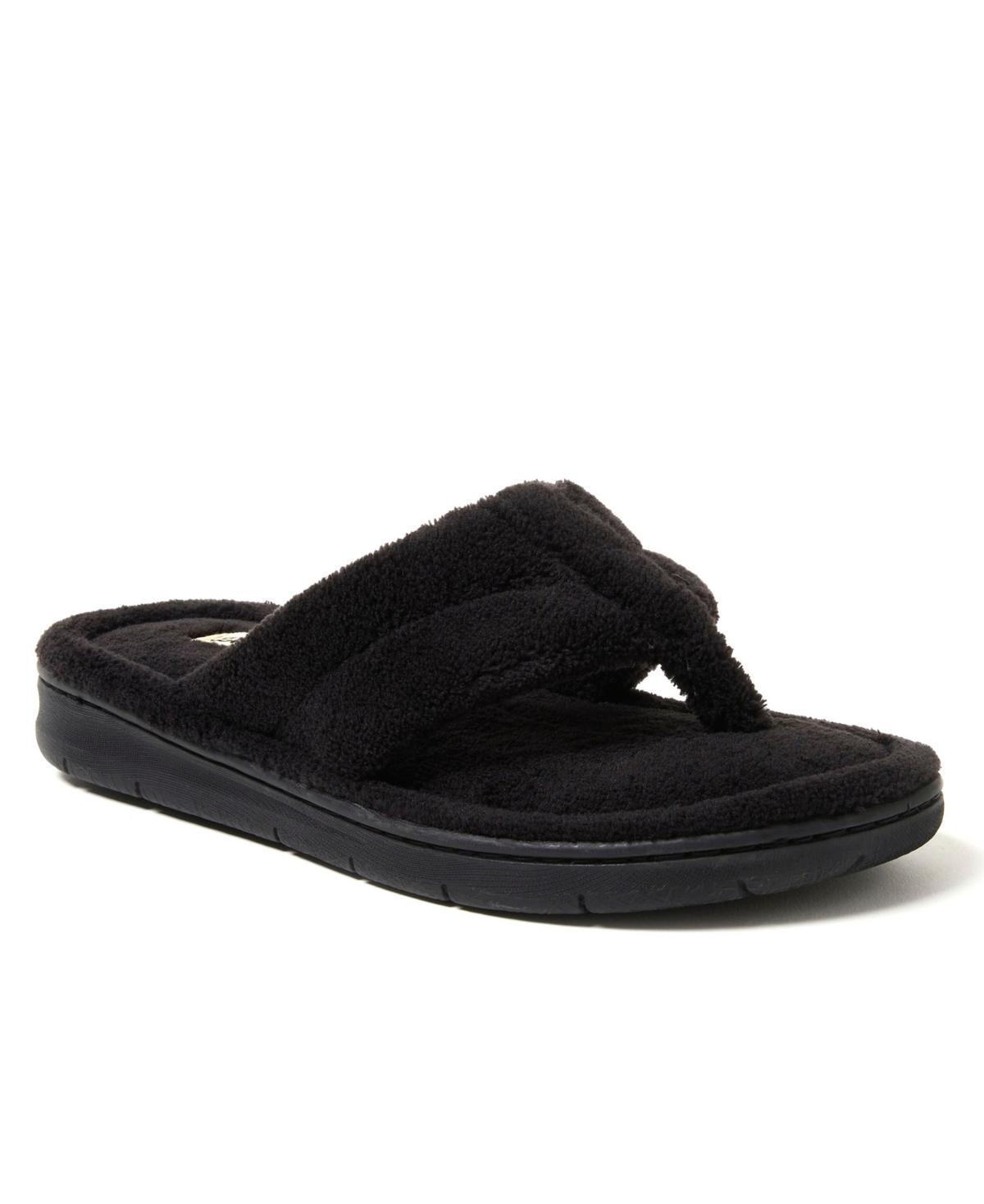 Dearfoams Womens Wrenley Terry Thong Slippers Product Image