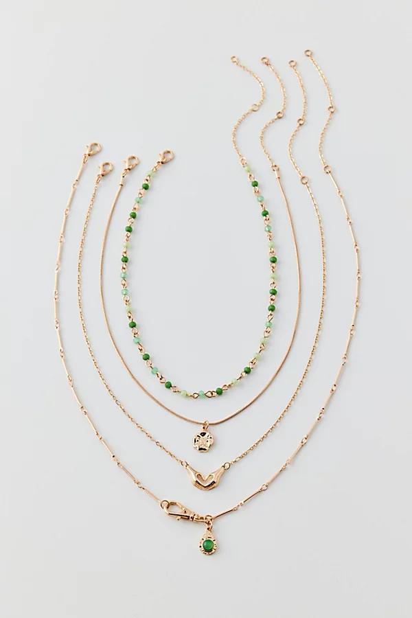 Kayla Layering Necklace Set Womens at Urban Outfitters Product Image