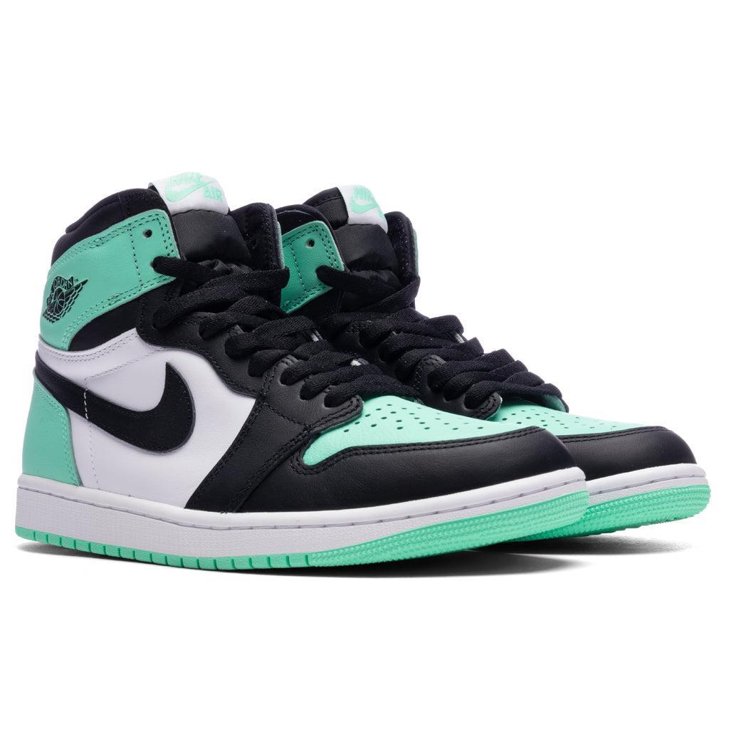 Air Jordan 1 Retro High OG - White/Black/Green Glow Male Product Image