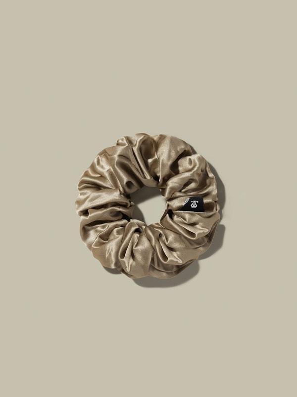 Large Classic Silk Scrunchies Set Product Image