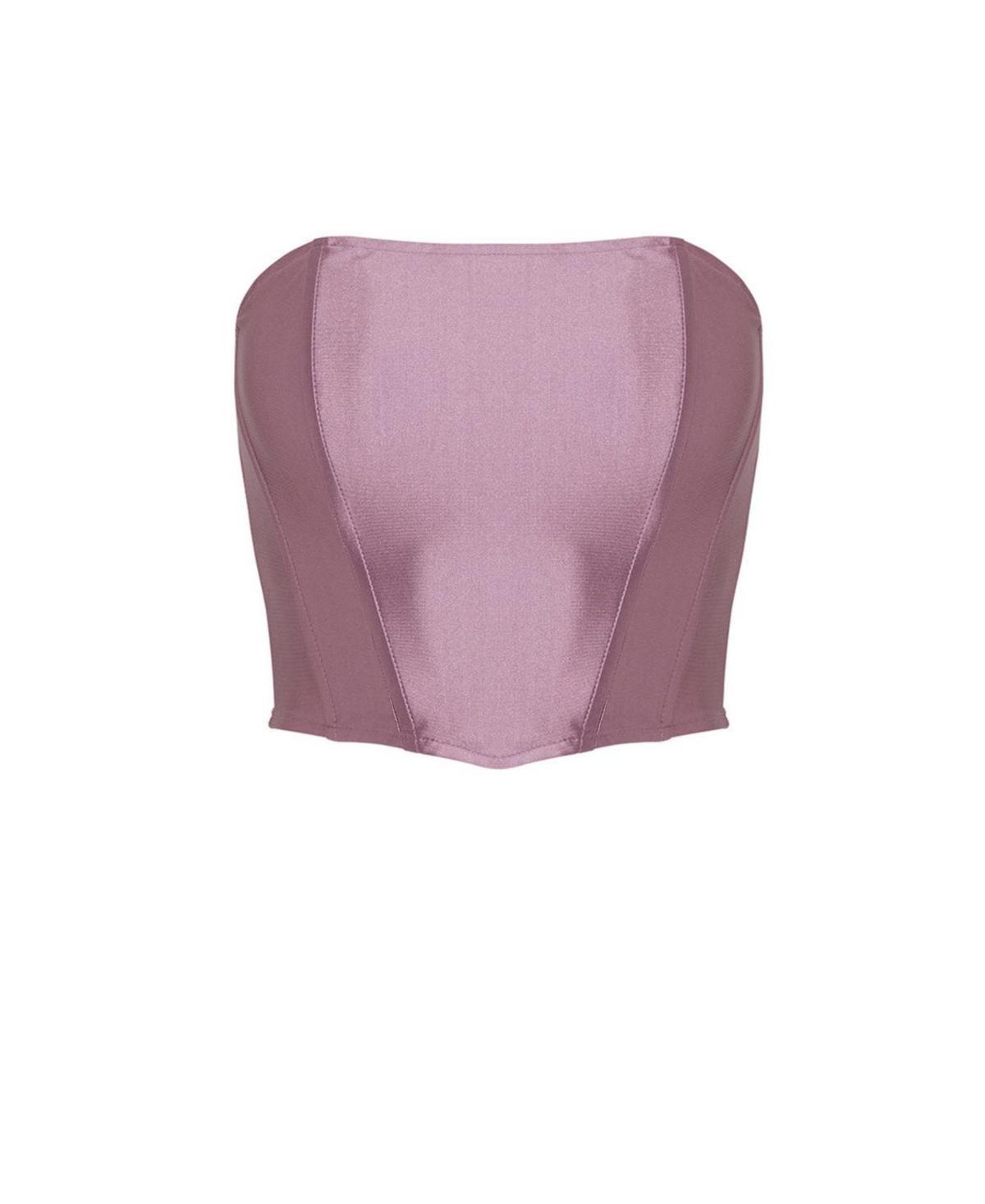 Womens Strapless Crop Top product image