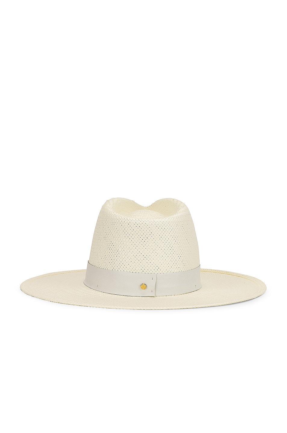 Janessa Leone Hamilton Hat White. (also in L, M). Product Image