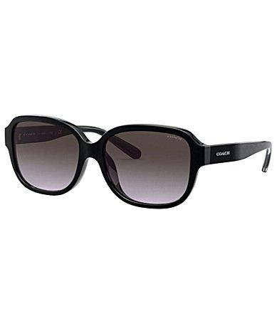 COACH Womens Rectangular 57mm Sunglasses Product Image