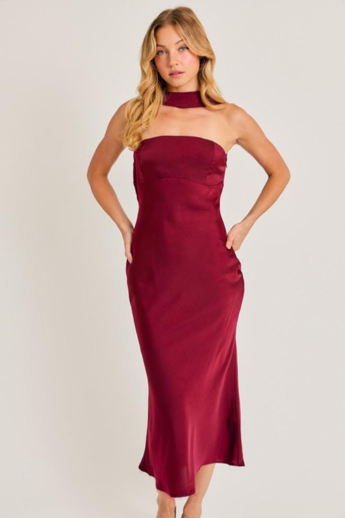 Cowl Back Maxi Dress Product Image