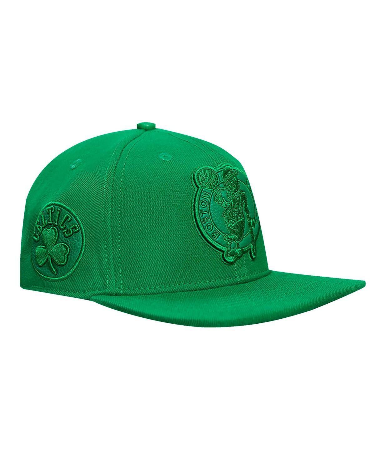 Pro Standard Mens Kelly Green Boston Celtics Triple Tonal Snapback Hat Product Image