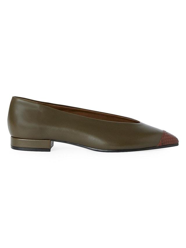 Womens Rebecca Cap-Toe Ballet Flats Product Image