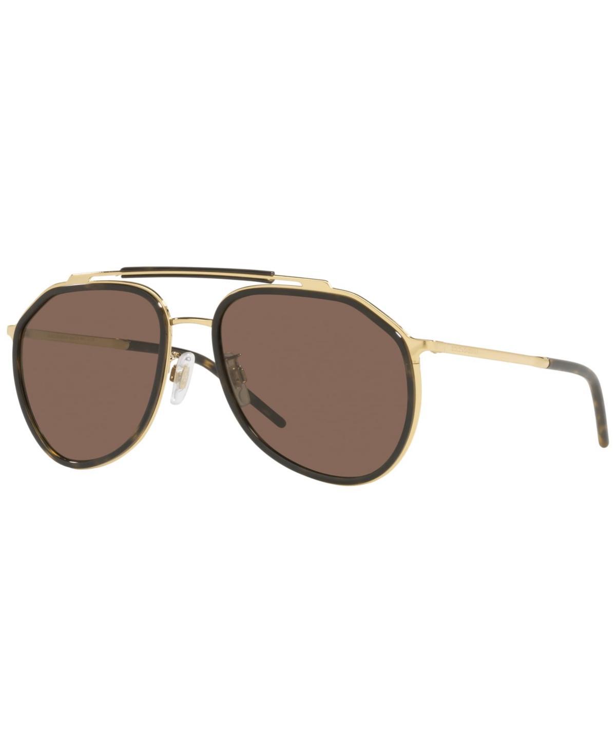 Mens 57MM Aviator Sunglasses Product Image