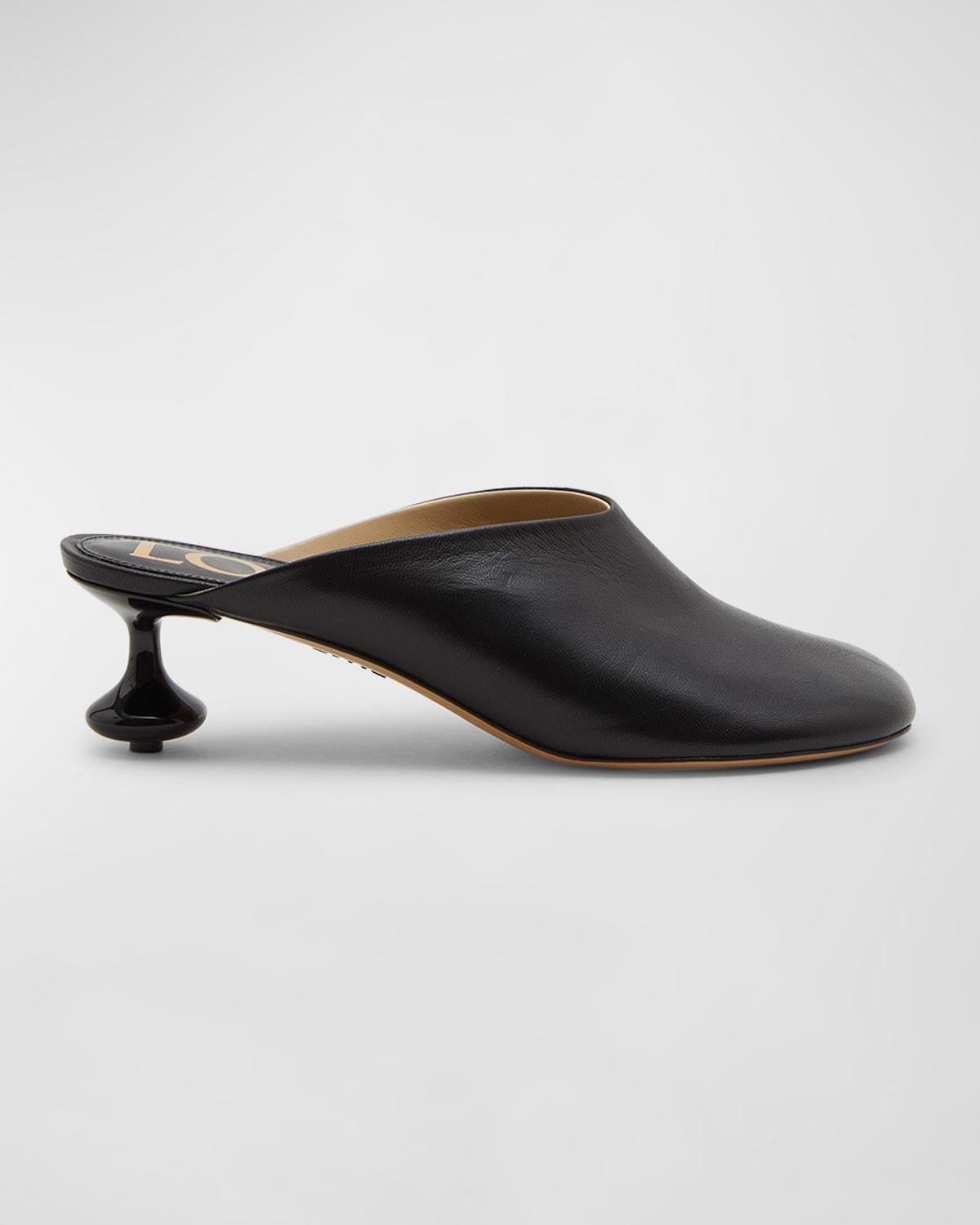 Toy Leather Drop Stiletto Mules Product Image