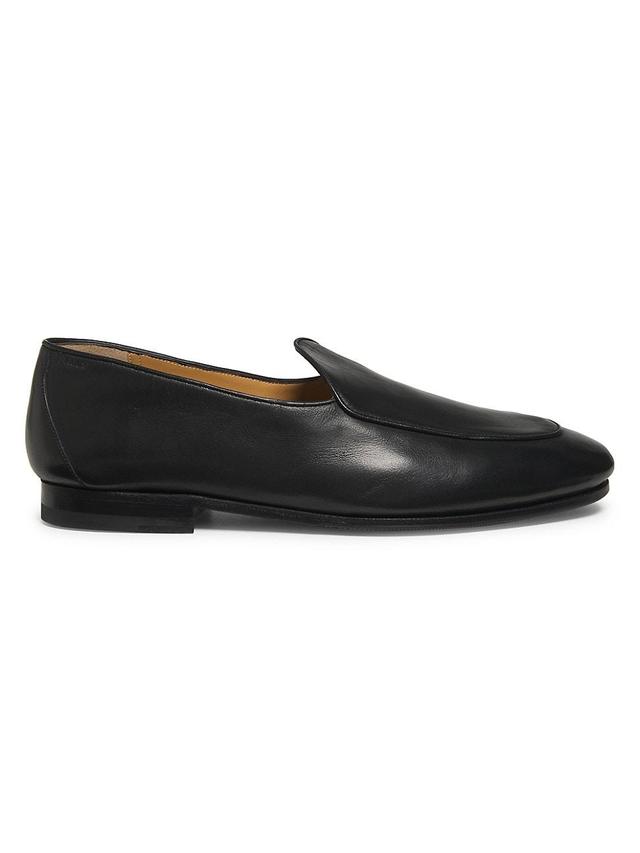 Mens Leather Slip-On Loafers Product Image