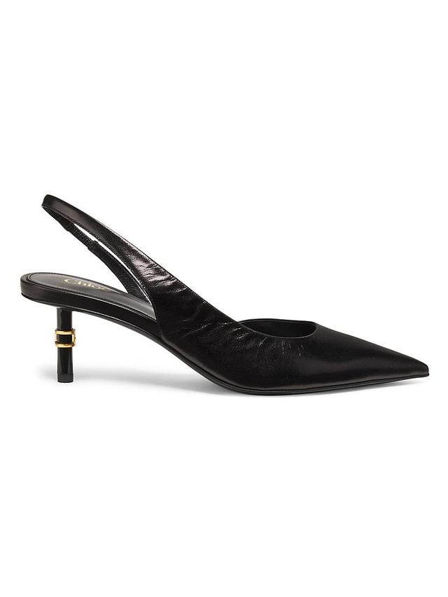 Womens Marcie Leather Pumps Product Image