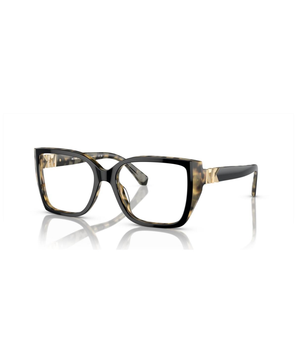 Michael Kors Womens Castello Eyeglasses, MK4115U - Black, Amber Tortoise Product Image